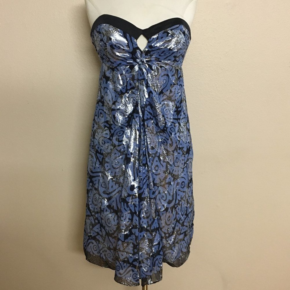 Vintage Nicole Miller Strapless babydoll dress